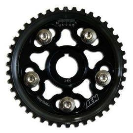 AEM TRU-TIME ADJUSTABLE CAM GEAR BLACK 5-BOLT FOR HONDA H22A1 & H22A4 23-801BK