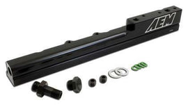 AEM HIGH VOLUME FUEL RAIL BLACK FOR HONDA B16A2 & B16A3 25-103BK