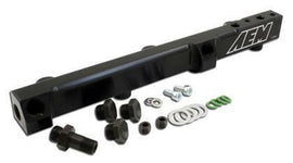 AEM HIGH VOLUME FUEL RAIL BLACK FOR HONDA F22A1/F22A4/F22A6/H22A1/H22A4/H23A1 25-104BK