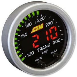 AEM X-SERIES BOOST PRESS GAUGE -30~60PSI /-1~4BAR BLACK BEZEL & BLACK FACEPLATE 30-0308