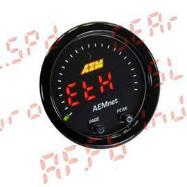 AEM X-SERIES AEMNET CAN BUS GAUGE BLACK BEZEL & BLACK FACEPLATE 30-0312