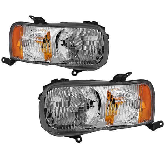 xTune 01-04 Ford Escape OEM Style Headlights - Chrome (HD-JH-FESCA01-AM-C) 9042607