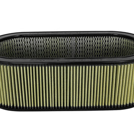 aFe MagnumFLOW Air Filters Round Racing PG7 A/F PG7 Oval Filter (18.13 x 7.25 x 6.0 w/EM) 18-87001