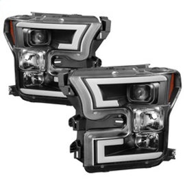 Spyder LED Black Projector DRL Headlights Fits 2015-2017 Ford F-150 5083531