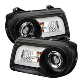 Spyder Chrysler 300C 05-10 Projector Headlights LED DRL Black High/Low H7 PRO-YD-C300C-DRL-BK 5075659