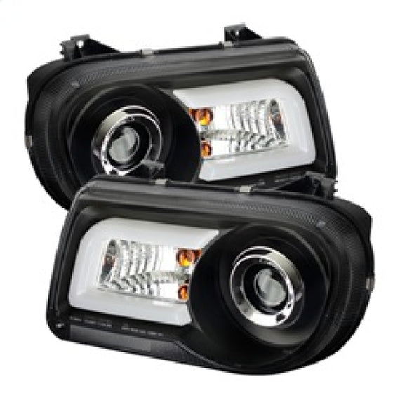 Spyder Chrysler 300C 05-10 Projector Headlights LED DRL Black High/Low H7 PRO-YD-C300C-DRL-BK 5075659