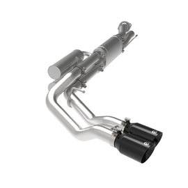 aFe Rebel Series 3in 409 SS Cat-Back Exhaust w/ Black Tips 17-20 Ford F-250/F350 V8 6.2L/7.3L 49-43117-b