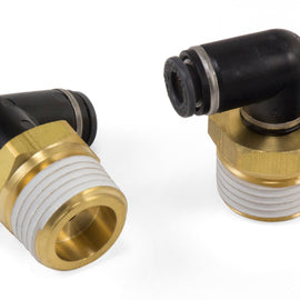 Air Lift Elbow Male - 1/2in MNPT x 1/4in PTC - DOT 21031