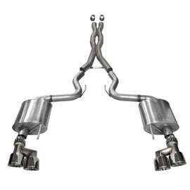 Corsa 2015-2017 Ford Mustang GT 5.0 3in Cat Back Exhaust Polish Quad Tips (Sport) 14337