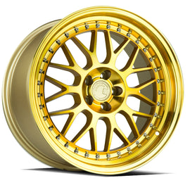 Aodhan AH02 18x9.5 5x100 +30 cb73.1 Gold w/Machined Face Wheel/Rim AH021895510030GMF