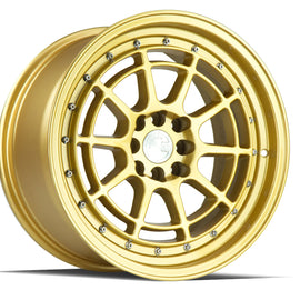 Aodhan AH04 15x8 4x100/114.3 +20 cb73.1 Full Gold Wheel/Rim AH0415804100114320G