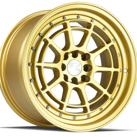 Aodhan AH04 16x8 4x100/114.3 +15 cb73.1 Full Gold Wheel/Rim AH0416804100114315G