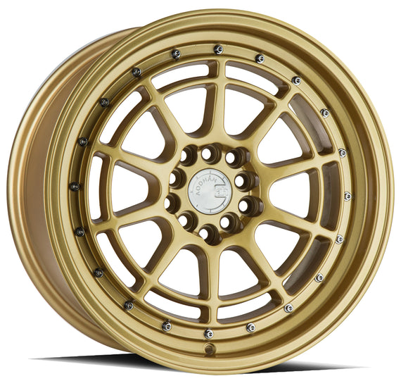 Aodhan AH04 17x9 5x100/114.3 +25 cb73.1 Full Gold Wheel/Rim AH0417905100114325G