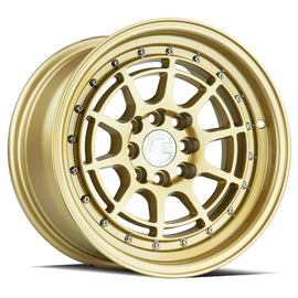 Aodhan AH04 17x9 4x100/114.3 +25 cb73.1 Full Gold Wheel/Rim AH0417904100114325G