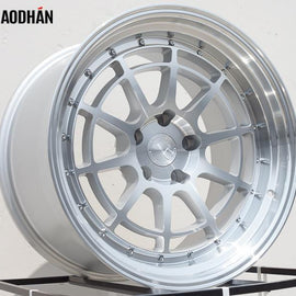 Aodhan AH04 18x10.5 5x100 73.1 ET 35 SILVER MACHINED FACE AND LIP