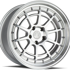 Aodhan AH04 18x10.5 5x114.3 +30 cb73.1 Silver Machined Face And Lip Wheel/Rim AH04181055114330SMF