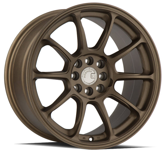 Aodhan AH06 17x9 4X100/114.3 +25 cb73.1 Bronze Wheel/Rim AH0617904100114325BZ