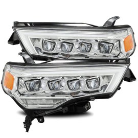 AlphaRex Nova Series LED Projector Headlights Plank Style Design Chrome w/ Activation Light for Toyota 4Runner 2014-2020 880724