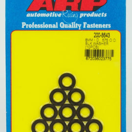 ARP M8 ID .575 OD BLACK WASHERS 200-8643