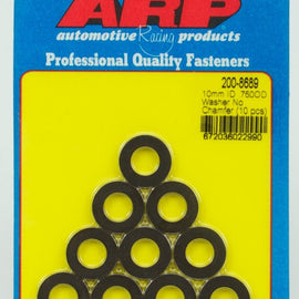 ARP M10 ID 3/4 OD CHAMFER BLACK WASHERS 200-8689