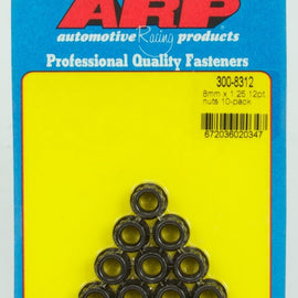 ARP M8 X 1.25 12PT NUT KIT 300-8312