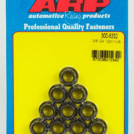 ARP 3/8-24 12PT NUT KIT 300-8332
