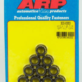 ARP M10 X 1.25 12PT NUT KIT 300-8363