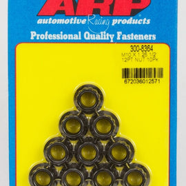 ARP M10 X 1.25 12PT NUT KIT 300-8364