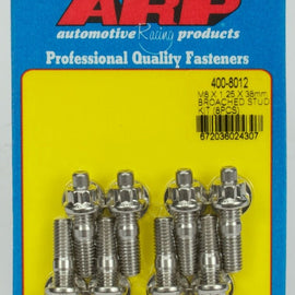 ARP M8 X 1.25 X 38MM BROACHED STUD KIT - 8PCS 400-8012