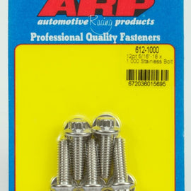 ARP 5/16-18 X 1.000 12PT SS BOLTS 612-1000