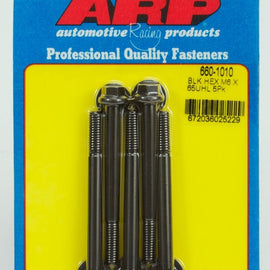 ARP M6 X 1.00 X 65 HEX BLACK OXIDE BOLTS 660-1010