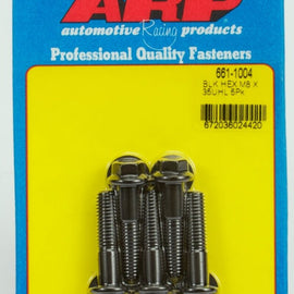 ARP M8 X 1.25 X 35 HEX BLACK OXIDE BOLTS 661-1004