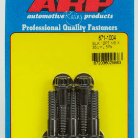 ARP M8 X 1.25 X 35 12PT BLACK OXIDE BOLTS 671-1004