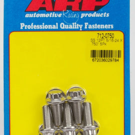 ARP 5/16-24 X .750 12PT SS BOLTS 712-0750