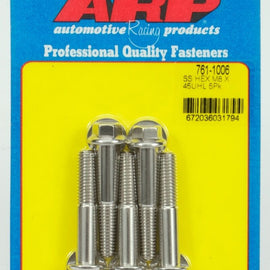 ARP M8 X 1.25 X 45 HEX SS BOLTS 761-1006