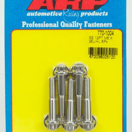 ARP M6 X 1.00 X 35 12PT SS BOLTS 770-1004