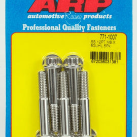 ARP M8 X 1.25 X 50 12PT SS BOLTS 771-1007