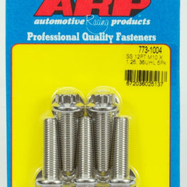 ARP M10 X 1.25 X 35 12PT SS BOLTS 773-1004