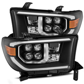 AlphaRex Nova Series LED Projector Headlights Plank Style Design Black w/ Activation Light for Toyota Tundra 2007-2013/Sequoia 2008-2013 880729