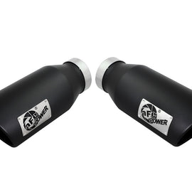 aFe Diesel Exhaust Tip Bolt On Black 4in Inlet x 6in Outlet x 15in 49T40606-B15