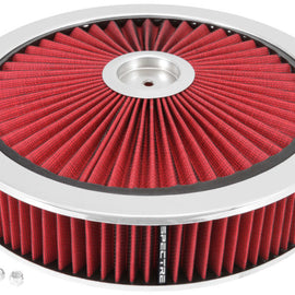 Spectre ExtraFlow HPR Air Cleaner Assembly 14in. x 3in. - Red 47622