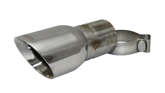 Corsa Single Universal 3.0in Inlet / 4in Outlet Polished Pro-Series Tip Kit TK006