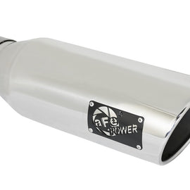 aFe MACH Force-XP 409 SS Exhaust Tip 4in In x 6in Out x 18in L Bolt-On Right 49T40601-P18
