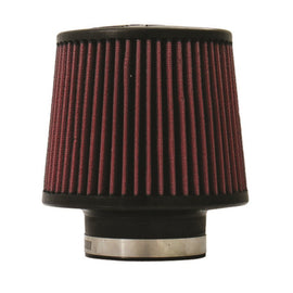 Injen High Performance Air Filter - 3.00 Black Filter 6 Base / 5 Tall / 5 Top X-1014-BR