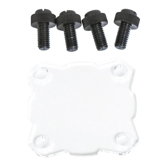 KC HiLiTES Shield for FLEX LED Single Light (Single) - Clear 7208