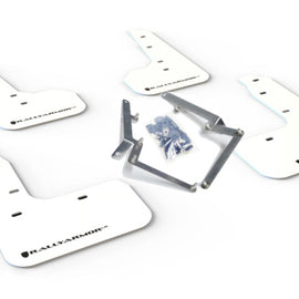Rally Armor 17-21 Honda Civic Sport/Sport Touring White UR Mud Flap w/Black Logo MF51-UR-WH/BLK