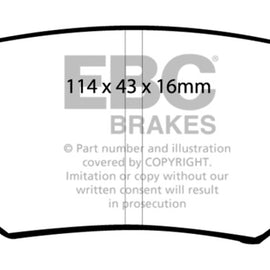 EBC Brakes Bluestuff Street and Track Day Brake Pads DP5003NDX