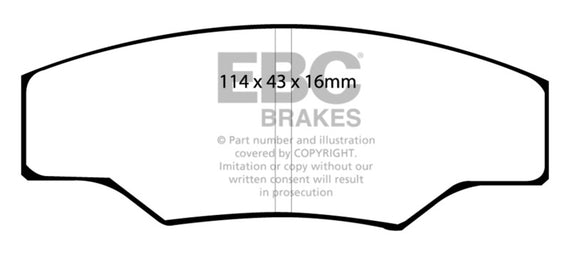 EBC Brakes Bluestuff Street and Track Day Brake Pads DP5003NDX
