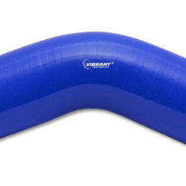Vibrant 4 Ply Reinforced Silicone Elbow Connector - 2.75in I.D. - 45 deg. Elbow (BLUE) 2753B