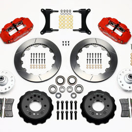 Wilwood Narrow Superlite 6R Front Hub Kit 12.88in Red 79-87 GM G Body 140-12298-R